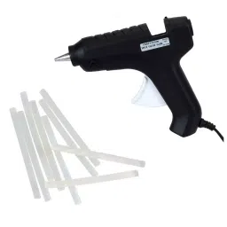 CRAFTYGUN 40 W Standard Temperature Hot Glue Gun with 9 Stick Black 11 mm Stick Dia., BLACK40-WT-CRAFTYGUN-9ST-picture-14