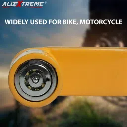 AllExtreme EXHDBL11 ‎SS Anti Theft Heavy Duty Disc Brake Lock with 8 mm Wheel Locking Pin image 5