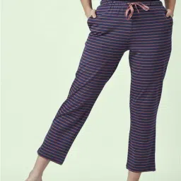 Dreamz by Pantaloons Navy Cotton Striped Pyjamas-image-41