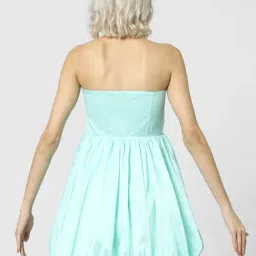 Only Green Fit & Flare Dress image 3