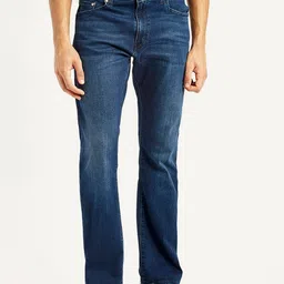 Levis Men Solid Classic Bootcut Mid-Rise Light Fade Jeans-image-45