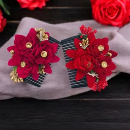 GADINFASHION Women Set of 2 Comb Pin-picture-12