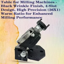 Assorts Tilting Rotary Table 100 mm (4 Inch) 4 Slots Black Wrinkle Finish image 3