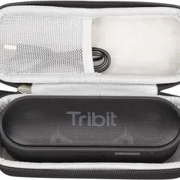 m.g.r.j M.G.R.J® Portable Carrying Case Cover for Tribit XSound Surf/XSound Go Bluetooth Wireless Speakers (Hard|EVA|Black) image 1