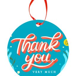 Zyozi Thank You Cards for Birthday, Return Gifts Blue - Pack Of  56-picture-14