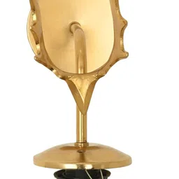 1ST TIME Grey & Gold-Toned Metal Contemporary Spherical Shaped Wall Lamp image 3