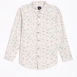 Allen Solly Junior Boys Spread Collar Floral Printed Cotton Slim Fit Casual Shirt-picture-16