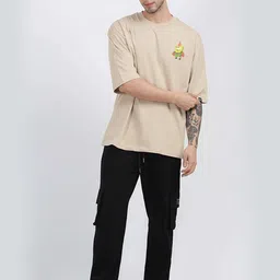 BDSQUARE Men Printed Applique T-shirt image 4