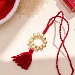 Zavya 92.5 Sterling Silver Radiant Sunshine Gold-Plated Lumba for Bhabi-picture-22