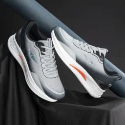Red Tape Men's Grey & Black Athleisure Running Shoes-picture-14