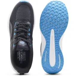 Asian Men's HYPERCUSHION-04 Black & Blue Running Shoes image 4