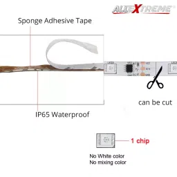 AllExtreme EX3LSRGB Car Strip Light for Automobiles- Red, Green, and Blue image 3