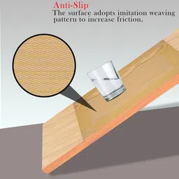 Aura Gold-Toned 6 Pieces Border Chatai Designed Heat-Resistant Reusable Table Placemats image 3