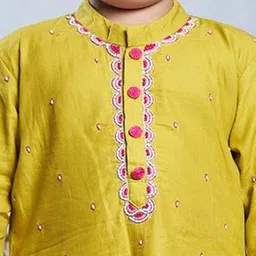 Vivedkids Boys Regular Pure Cotton Kurta with Salwar image 2