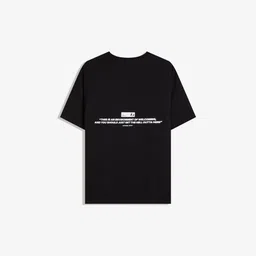 Bershka Graphic The Office Printed Drop-Shoulder Sleeves Cotton T-shirt image 2