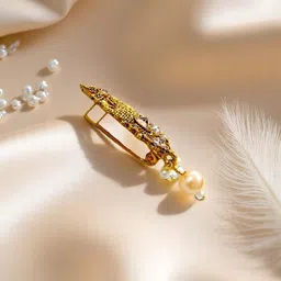 AccessHer Gold-Toned Brass Brooch image 3