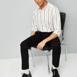 max Men Opaque Striped Casual Shirt image 5