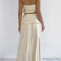 StyleCast Halter-Neck Top & Maxi Skirt Co-Ord Set image 4