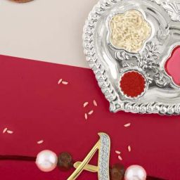 Malabar Gold and Diamonds 18k CZ  Gold Rakhi cum Pendant for Bhai/Brother-picture-49
