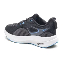 Asian Men's HYPERCUSHION-04 Black & Blue Running Shoes image 5