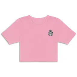 RCPL Bad Monkey Kids Pink V-Neck Slim Fit T-shirt image 4