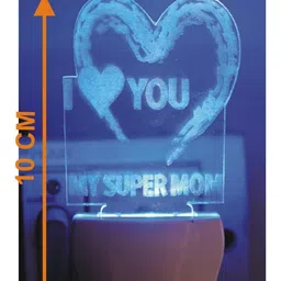 1ST TIME Red & Green Acrylic Abstract Shaped Shaped Wall Lamp image 4