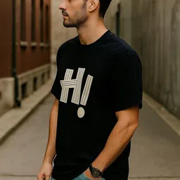 DRVP Men Typography Printed 1 T-shirt image 3