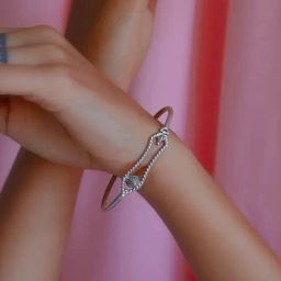 Shaya Vedhla Inspired 92.5 Sterling Silver Bracelet for Women-picture-41