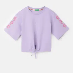 United Colors of Benetton Kids Purple Solid Top-picture-27