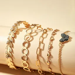 Arzonai Women Gold-Plated Bracelet-picture-28