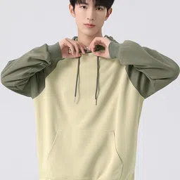StyleCast x Revolte Men Solid Hooded Sweatshirt-picture-49