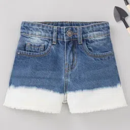 Ed-a-Mamma Kids Blue & White Ombre Shorts-picture-20