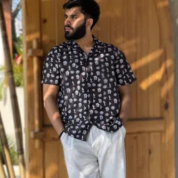 UNRL Graphic Printed Relaxed Fit Casual Shirt image 3