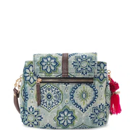 NEPRI Ethnic Motifs Printed Structured Sling Bag image 5