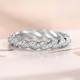 Peora Gold-Plated Cubic Zirconia Studded Finger Ring image 2