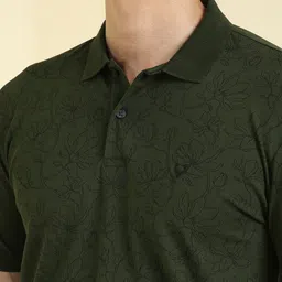Allen Solly Men Printed Polo Collar T-shirt image 4