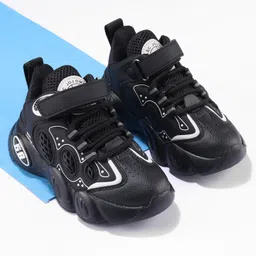 Oh! Pair Sneaker with Velcro Closure -  Black-picture-16