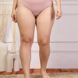 Zelena Women 95% Modal & 5% Ealstane Full Hip Coverage Maternity Panty - Blush-picture-16