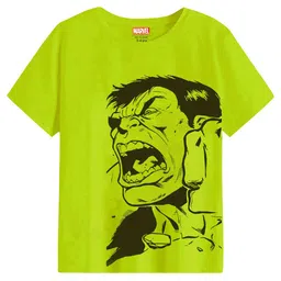 YK Marvel Boys Pack of 3 Spider-Man Bio Finish Graphic Printed Round Neck Cotton T-shirts-image-96