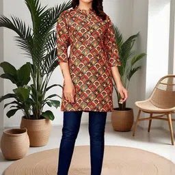 KHANJAN FASHION Ethnic Motifs Printed Kurti-picture-22