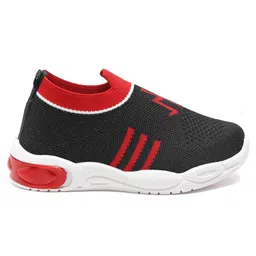 TOMSY CHOICE Mesh Detailed & Colour Blocked Shoes - Black image 5