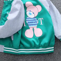 INCLUD Girls Open Front Jacket with Patchwork image 2