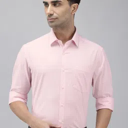 Arrow Pure Cotton Manhattan Slim Fit Checked Textured Formal Shirt-picture-35
