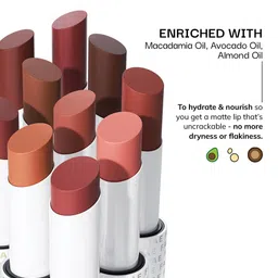 FAE BEAUTY Modern Matte Long Lasting One Stroke Application Lipstick- 3.5 g - Boujee image 3