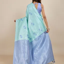 SHANVIKA Floral Woven Design Zari Saree image 3