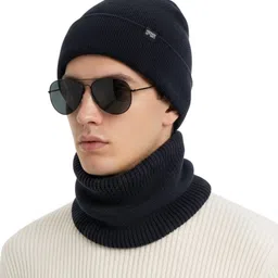 iSWEVEN Unisex Woollen Beanie-image-3