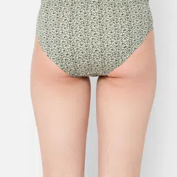 Clovia Pack Of 3 Floral Printed Mid Rise Hipster Briefs image 4