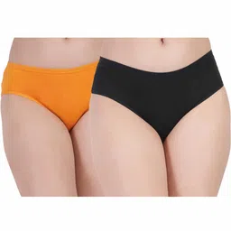 ORLIZEA Pack of 2 Women High-Rise Cotton Blend Hipster Briefs-picture-17