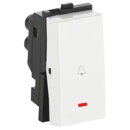 Golek Rider Bell Push Switch With Indicator Curve 12 Amp 1 Modular, 7005 (Pack of 20)-picture-31