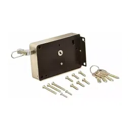 Harrison Shield Twin Bolt 80x120 mm Stainless Steel Door Rim Lock, 0576 image 2